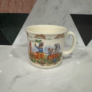 Vintage Royal Doulton “Bunnykins Bunnies on a Train” Mug